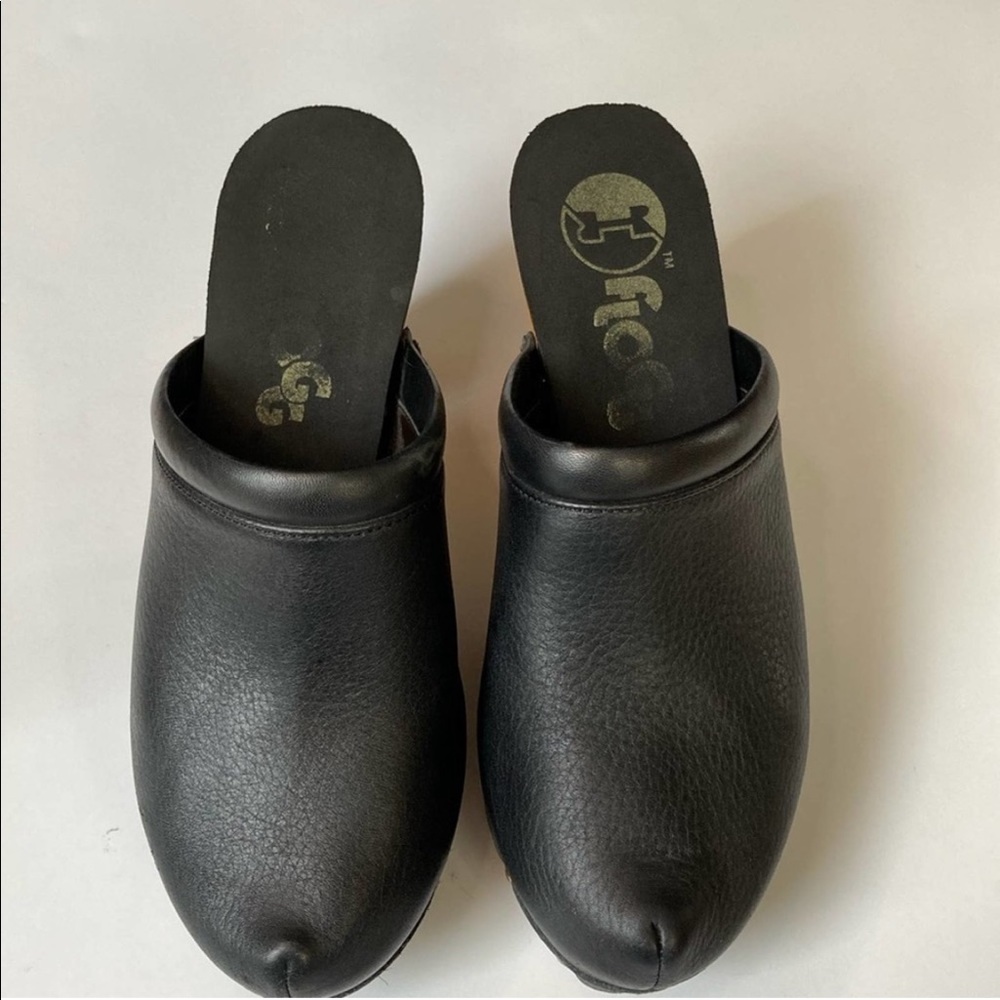 Flogg Black Franny Platform Mules Slides Sandal